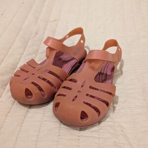 Crocs Kids Pink Jelly Sandals